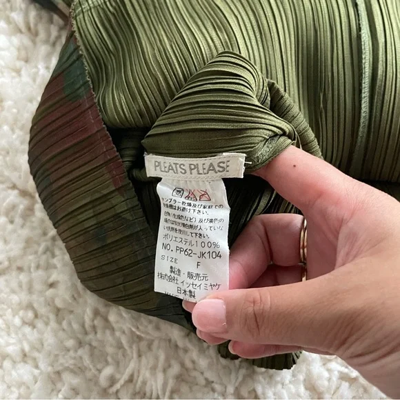 Archive RARE Vintage 1996 Print Pleats Please Issey Miyake Kiwami LongSleeve Top - Picture 3 of 7